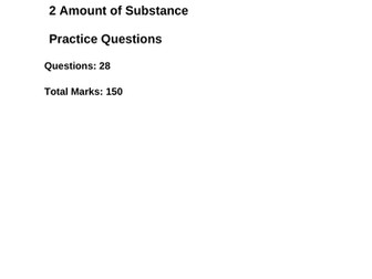 AQA As Amount of Substance Exam Question