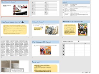 What are life chances? GCSE SOCIOLOGY