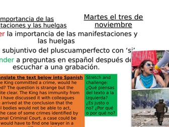 La importancia de las manifestaciones y las huelgas