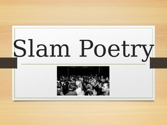 Poetry Slam PowerPoint Year 5 English