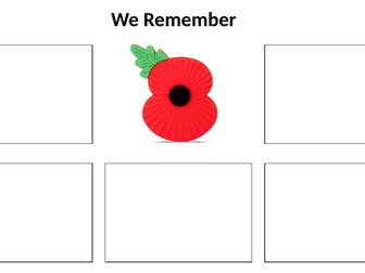 Remembrance Day Writing Frames