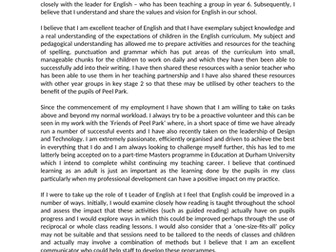 English Leader TLR Letter of Application