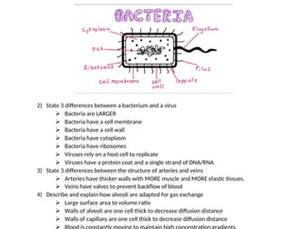 Edexcel IGCSE Biology Weekly Retrieval