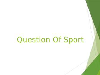 A question of Sport Quiz Chrismas Quiz