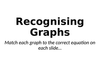 Recognising Graphs