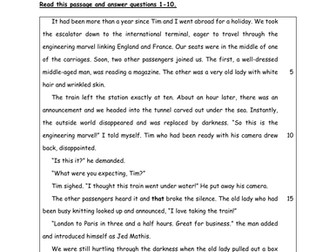 Reading Comprehension