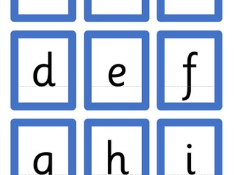 Alphabet Arc Cards Lower Case