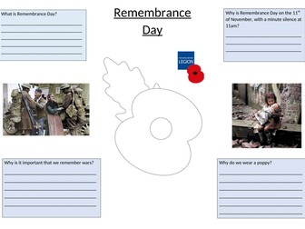 Remembrance Day Worksheet