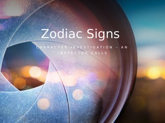 An Inspector Calls - Zodiac