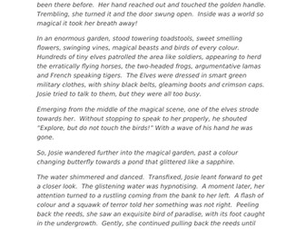 The cupboard under the stairs - a portal story - Year 4