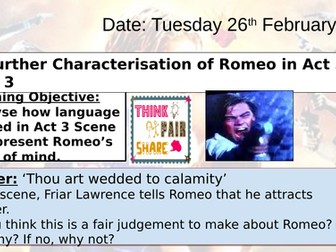 Romeo and Juliet: Act 3 Scene 3 Analysis