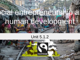 Social entrepreneurship and human development