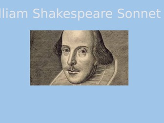 Shakespeare Sonnet 18 Year 6 poetry PPT