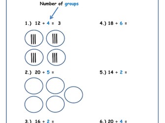 Year 3 Division Worksheets
