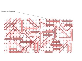 100 word Christmas wordsearch - but which one is missing?