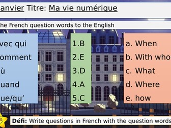 Dynamo 2 Module 3 Ma vie numérique Unit 1
