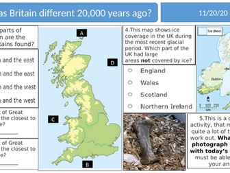 KS3 Glaciation and glaciated landscapes