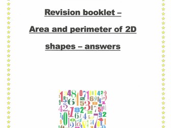 Revision - area and perimeter booklet