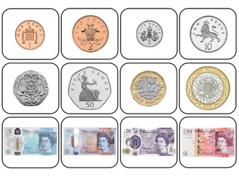 UK/British Money/Coins - Matching Task/Autism/ASC/SEN/Maths