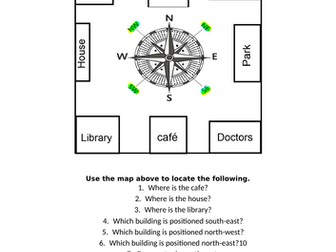 Map work Year 4 - 2 lessons