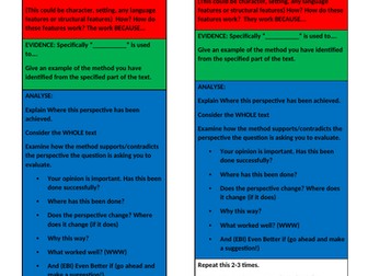 Edexcel Evaluate Structure Strip Question 6