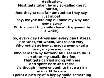 Every day I dress and every day I stress