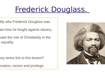 Frederick Douglass lesson KS3
