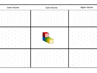Volume and Surface Area using cubes