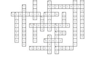 GCSE Chemistry crossword - Bonding