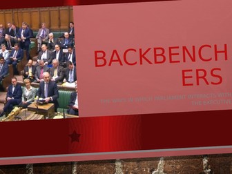 AS/A Level Politics Edexcel Parliament- Backbenchers Significance