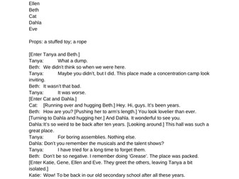 A Play -- A Stuffed Toy Can't Kill You