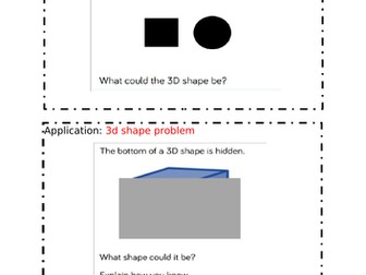 Shape Y1 Full Week of Work for SEND/LA and Application Problems