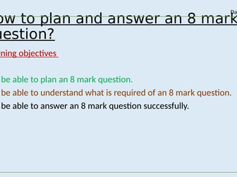 BTEC Sport 8 mark question