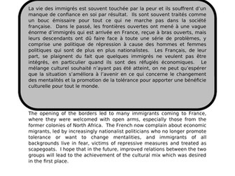 Les aspects positifs d’une société diverse - translation into French