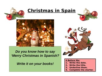 Spanish Christmas lesson
