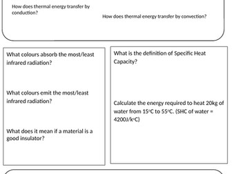 Physics 10 minutes on ...... thermal energy