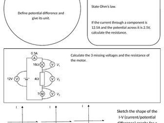 Physics 10 minutes on.... circuits