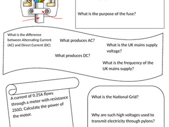 Physics 10 minutes on..... mains electricity