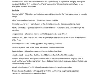 Edexcel IGCSE English Literature Poems