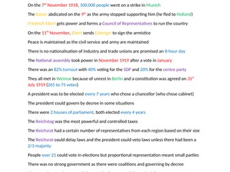 Edexcel GCSE History - Weimar and Nazi Germany