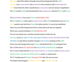 Edexcel GCSE History - The Cold War