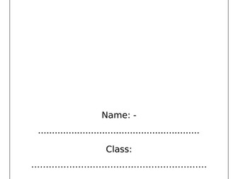 YR7&8 Indoor PE Workbook