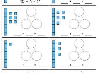 Year 1 Partition Tens and Ones Dienes Up to 20