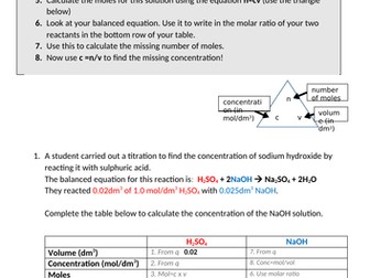 Titration Calculations