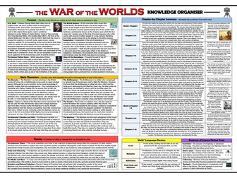 The War of the Worlds Knowledge Organiser/ Revision Mat!