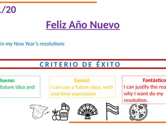 New Year's resolutions - Spanish