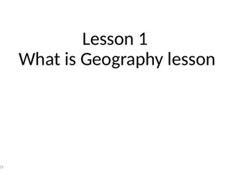 Geography Year 7 lessons- Exploring our world topic