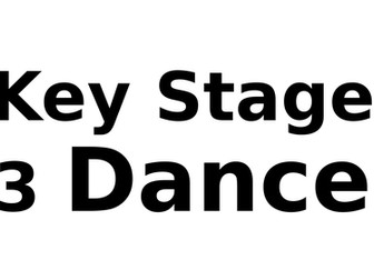 Dance SOW lesson plans for non-specialist FULL lesson plans easy to follow powerpoint PE KS3