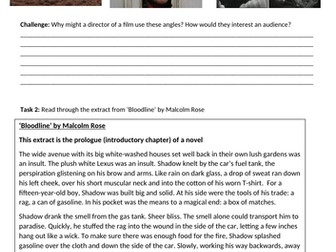 AQA Language paper 1 Q3 Booklet