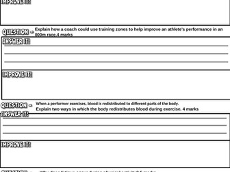 AQA GCSE Short question help for Cardiovascular